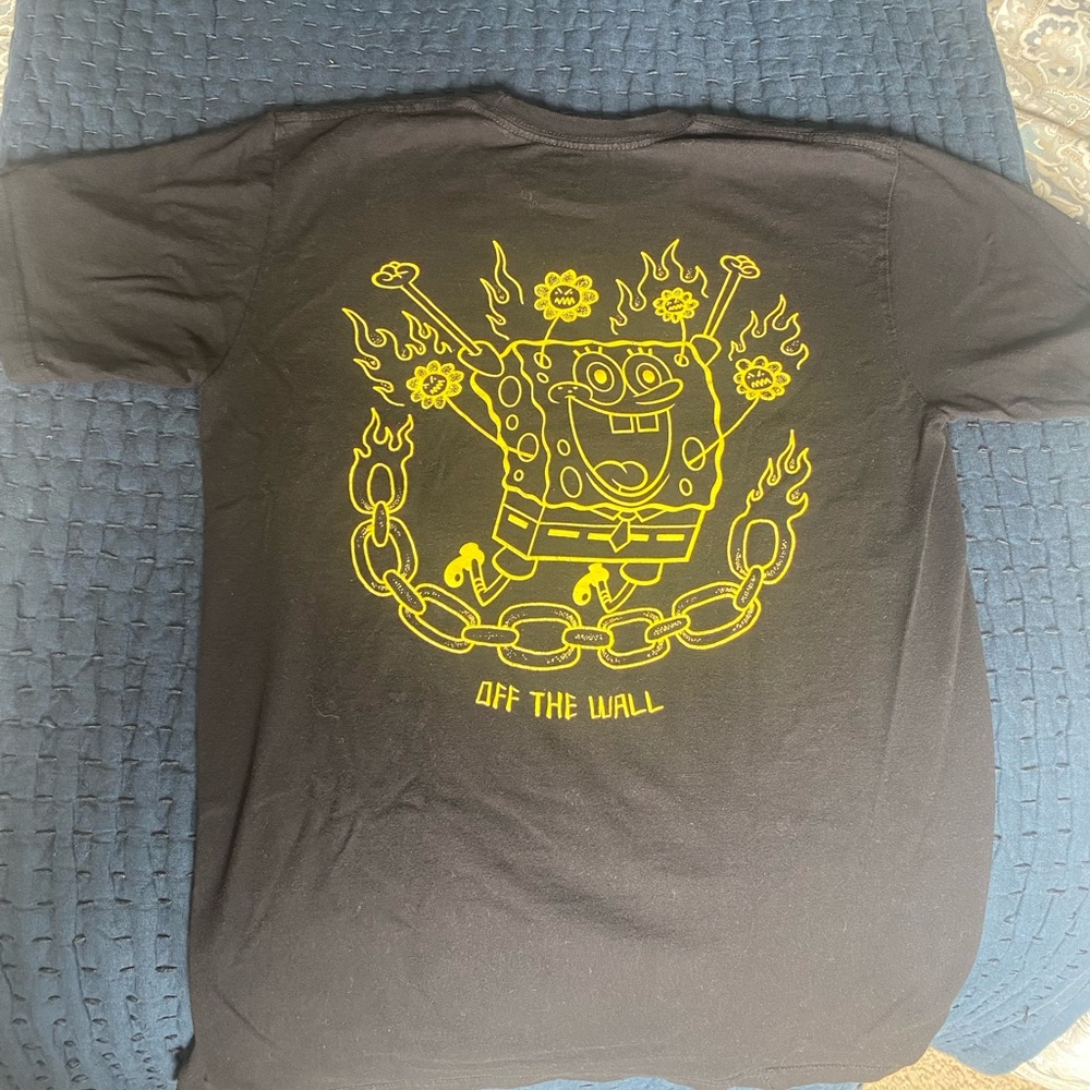 mens small vans dpongrbob t shirt
